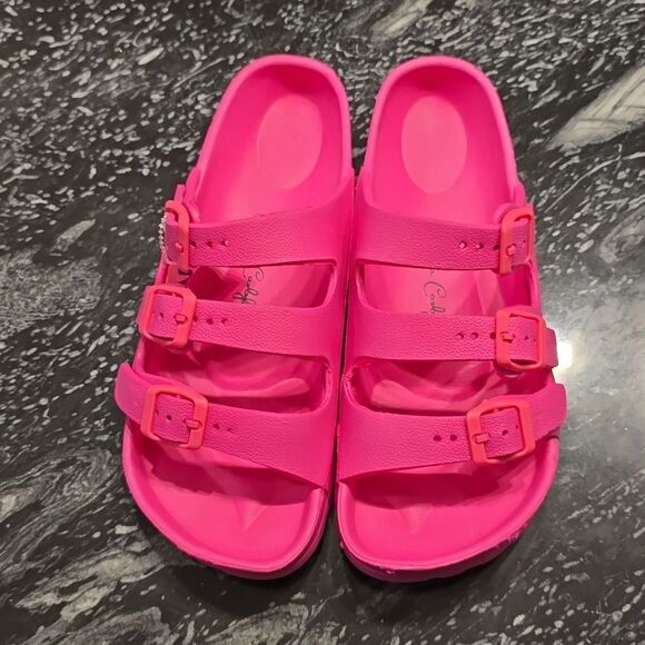 BRAND NEW JESSICA CARLYLE DOUBLE STRAP OPEN TOE SANDAL - Picture 3 of 14